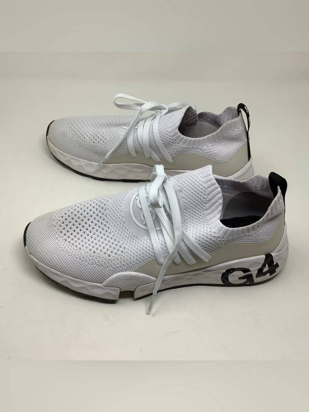 G/Fore White MG4.1 Knit Spikeless Golf Shoe Size 11